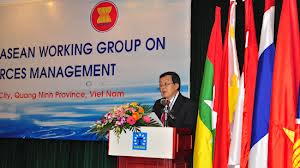 ໄຂກອງປະຊຸມໜ່ວຍ ປະຕິບັດງານອາຊຽນ ກ່ຽວກັບວຽກງານ ຄຸ້ມຄອງຊັບພະຍາກອນ ນ້ຳຄັ້ງທີ 12